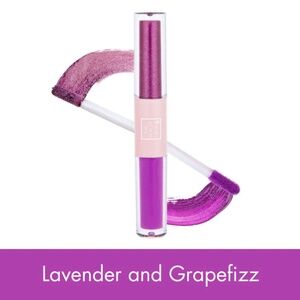 The Beauty Crop Liqiud Eyeshadow Duo in shades Lavender & Grapefizz NEW & SEALED